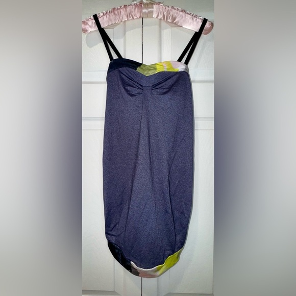 Lululemon Pure Focus Tank Size 2 Citron Tinted Canvas gray. Tag removed. GUC - Picture 1 of 11